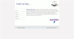 Desktop Screenshot of fordfirm.com